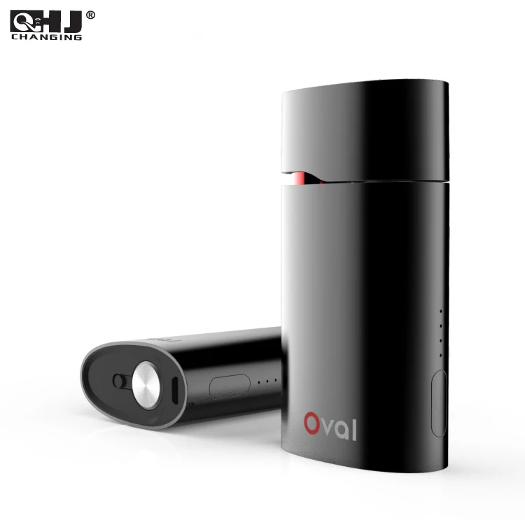 
New Products Kingtons Oval Wax Vape Box Mod Kit 1600mah Lithium Battery Dry Herb Vaporizer 