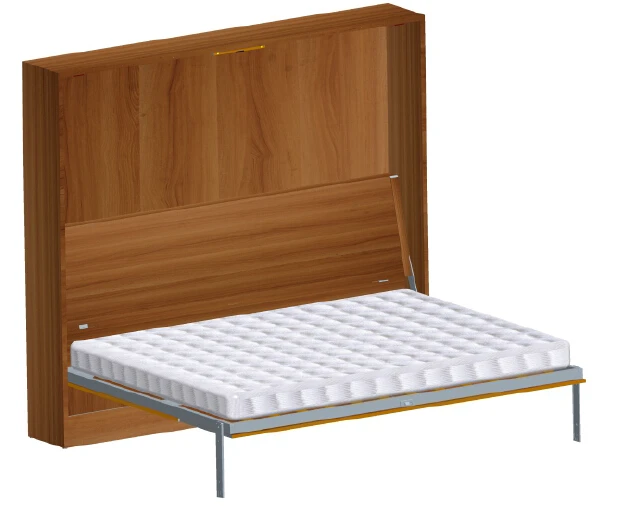 Side Mounted Hidden Murphy Wall Bed Mechanism with Automatic Vertical Legs