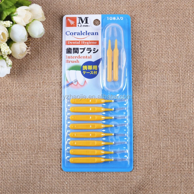 OEM available interproximal brush interdental brush Japan package