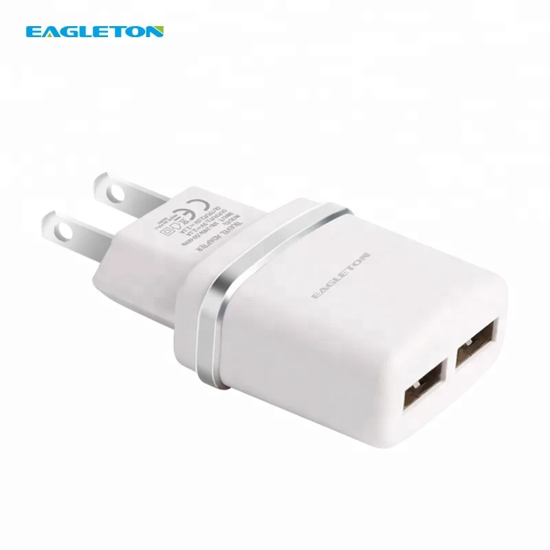  Оптовая продажа настенное зарядное устройство с 2 Usb-портами 5 в 1 а по заводской