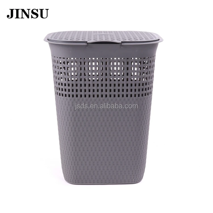 Plastic Laundry Basket Plastic Storage Basket Dirty Clothes Hampers with Handles Bathroom Clothes Storage Box