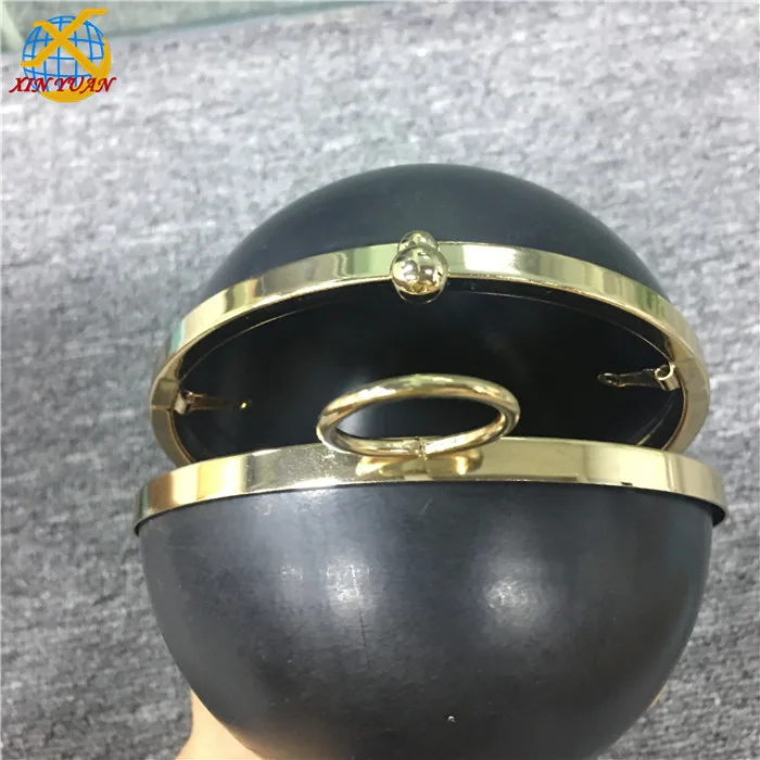 Customized Round Shape Box Clutch Clutch Frame