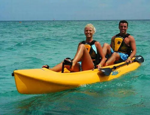 Plastic double kayak rotomolding boat