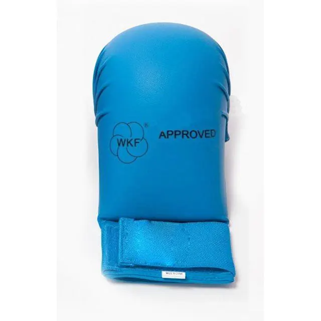 WKF Karate Mitts Karate Sparring Gloves Traditional Karate Hand pad with thumb