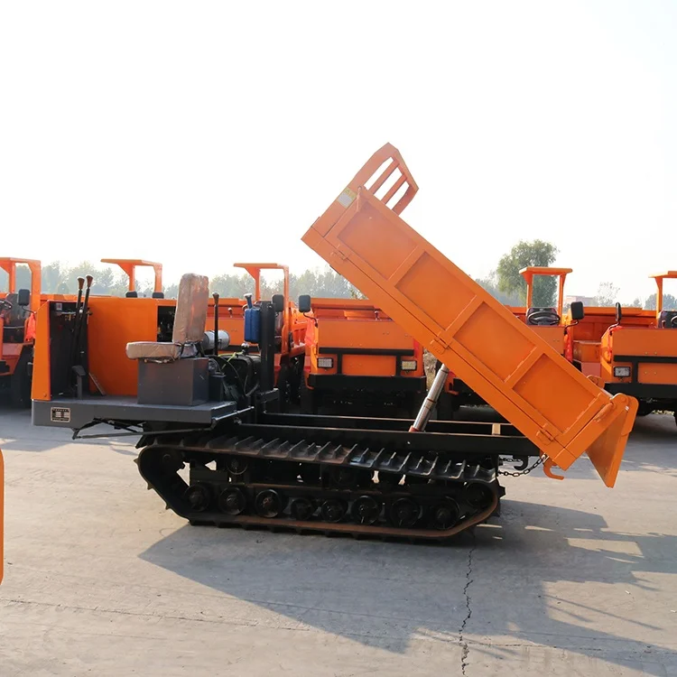 1T Rubber track carrier crawler transporter dumper for agricultural