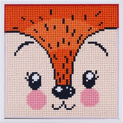 Набор для алмазной живописи «сделай сам», Модная белая мини-картина с полными стразами, 20 х20 см, мультяшный рисунок с животными