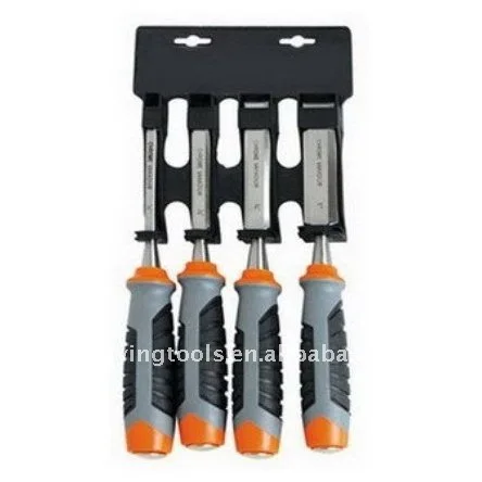 CRV steel wooden chisel set