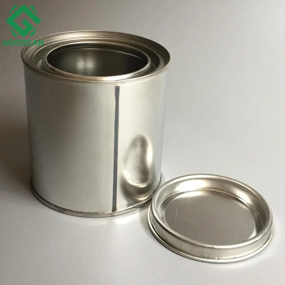 New styles can be customized 1 quart paint empty tin cans round anti-rust
