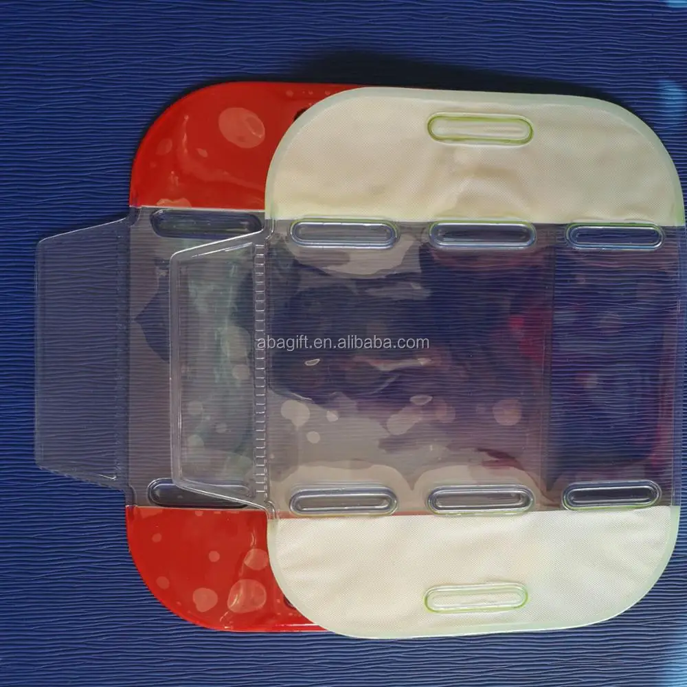 Clear Vinyl Ski Pass Vertical ArmBand Badge Holder