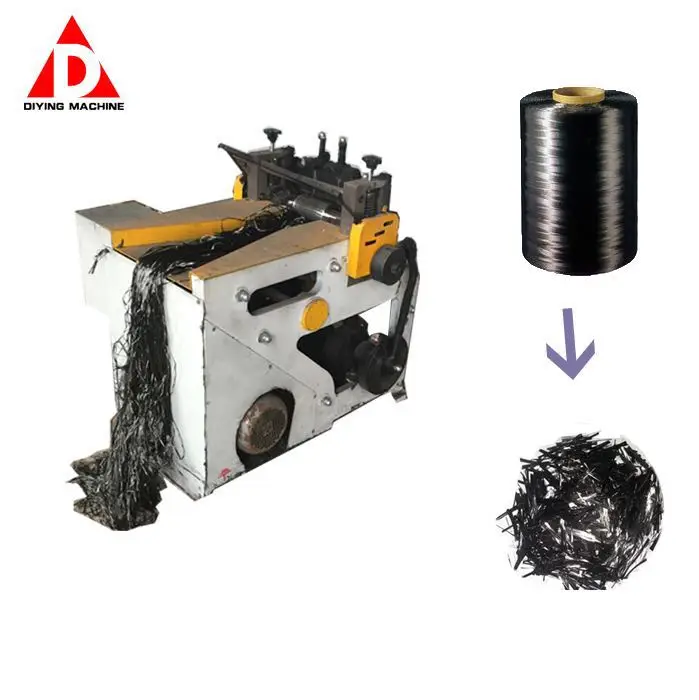 Hair Fibre Cutting Machine /Nylon Polyester Fibre Chopping Cutting Machine