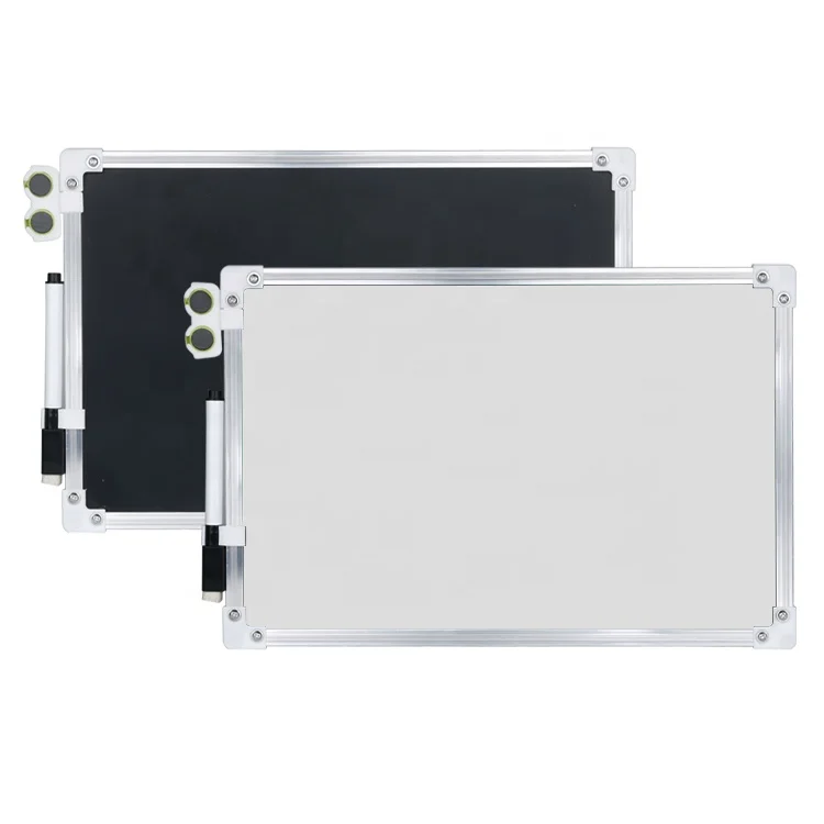 Thin Aluminum Framed Double sided  Magnetic   Small A4 Whiteboard