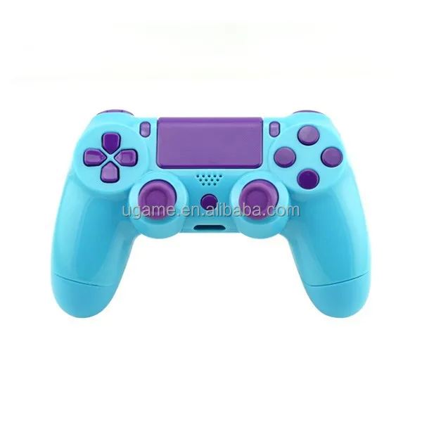 Custom Light Blue Replacement Housing Shell Cover for Sony PlayStation 4 PS4 Wireless Controller Mod Kit