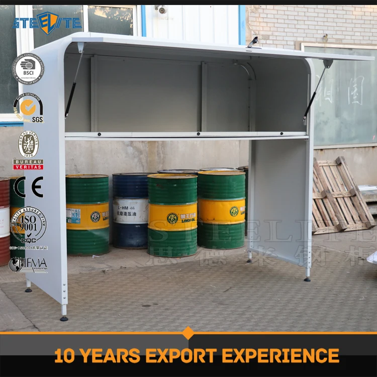 New product Over Car Bonnet Storage Cabinet Outdoor Bike Shed