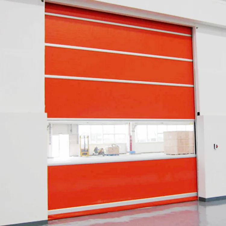 Standard size automatic high speed pvc door