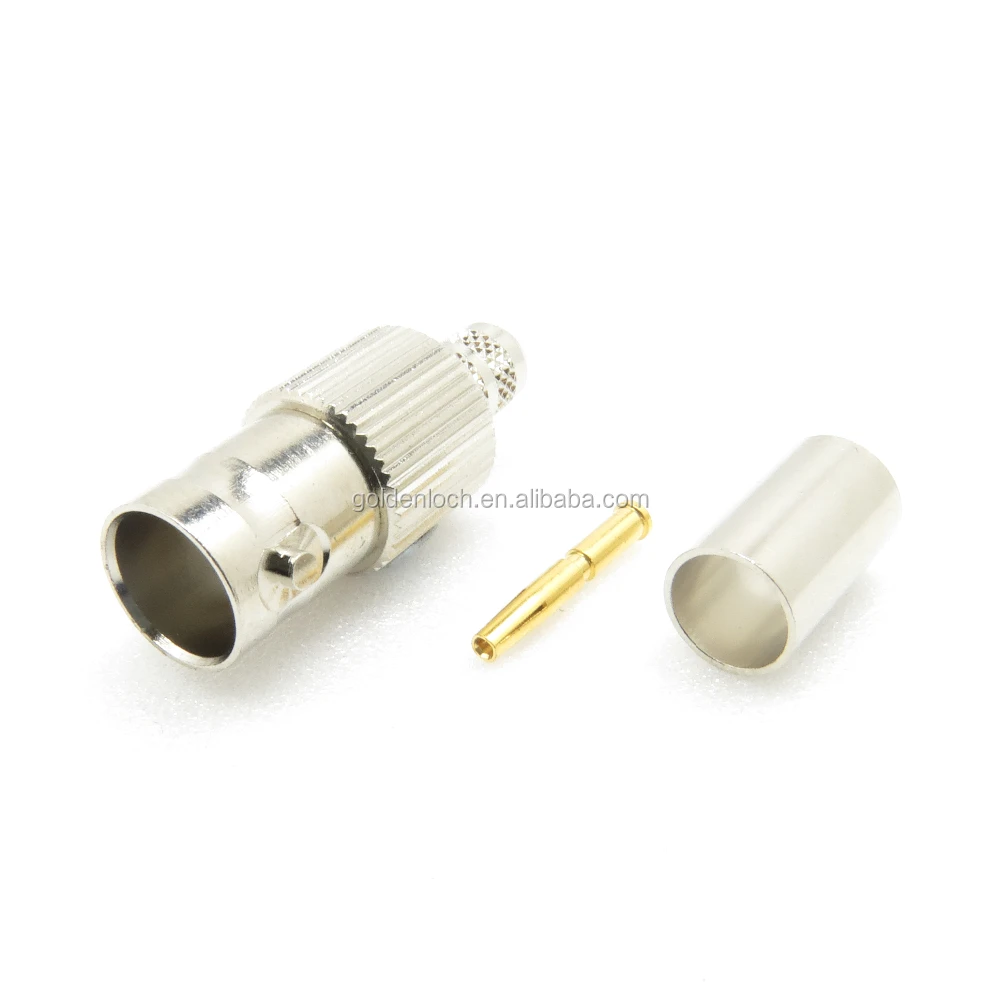 75 Ohm BNC Connector Crimp Jack for RG59