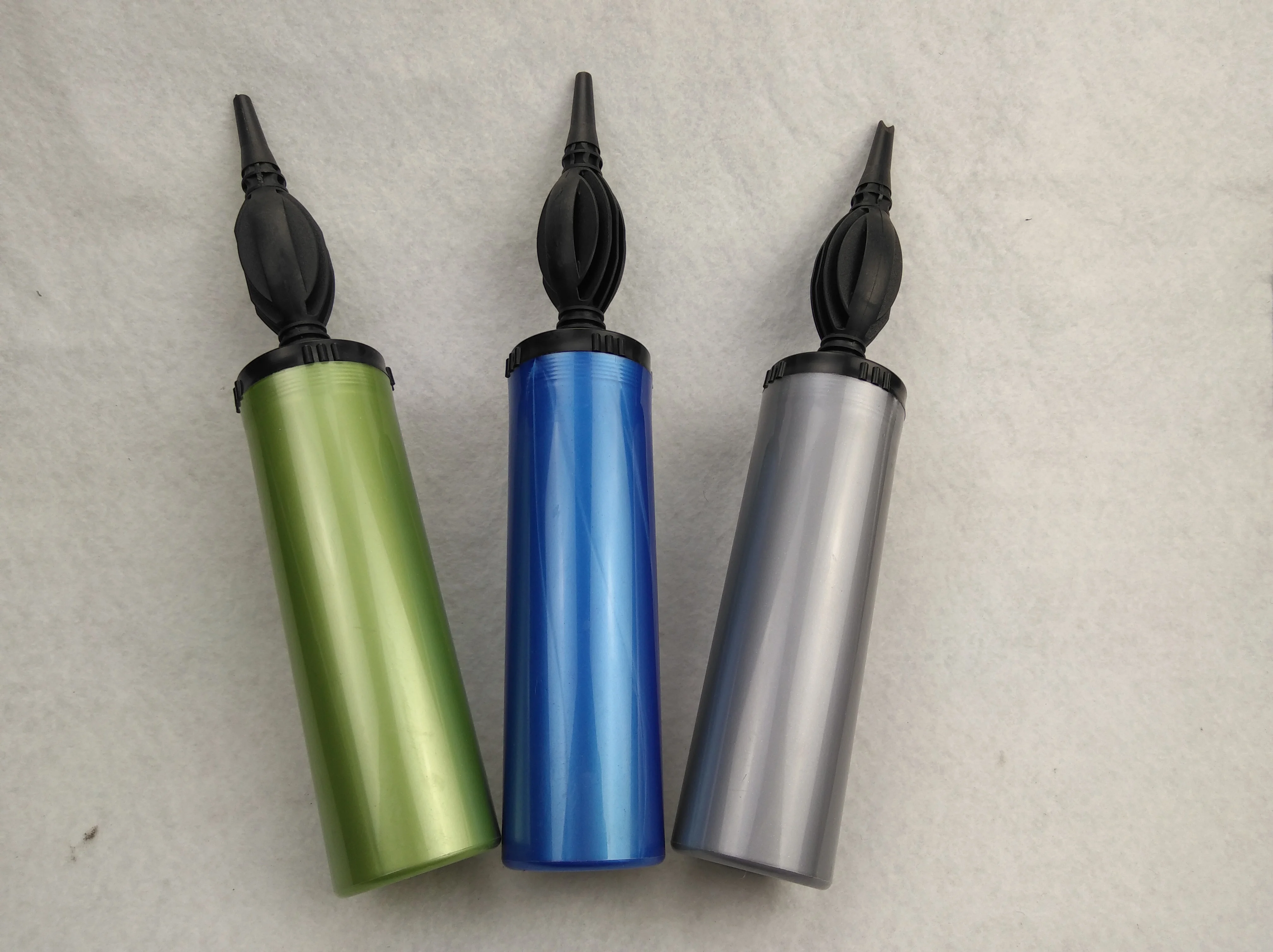 2019 china supply new products metallic color plastic hand pump air balloon pump for wedding decoration