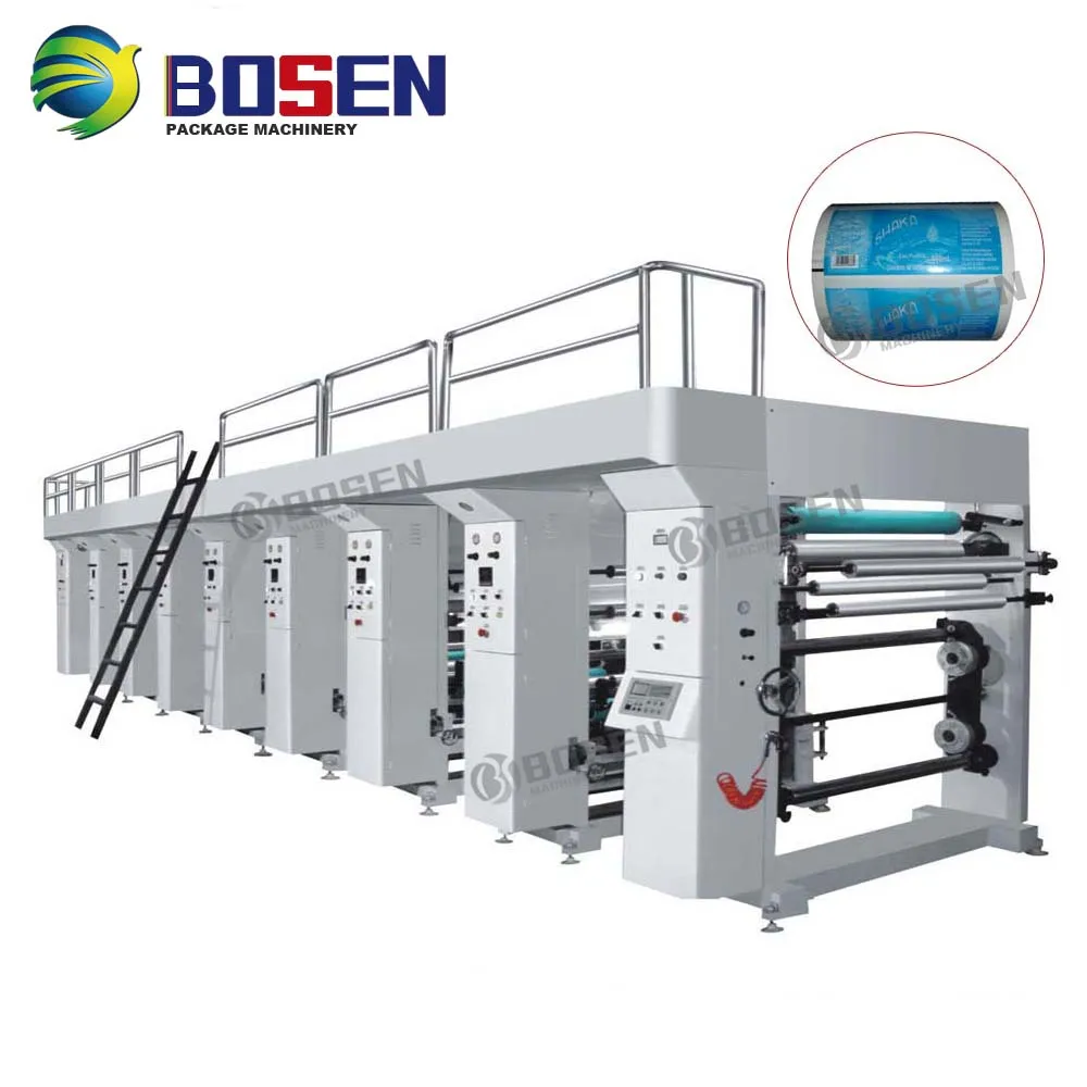 BS GAY-C Package Printing Computerized Register Rotogravure Printing Machine