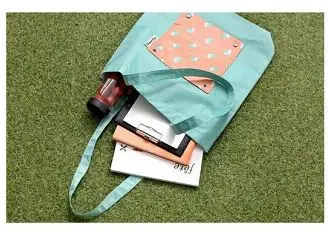 Environment-friendly Polyester Folding Tote Shopping Bag Promotional Foldable Shopping Bag