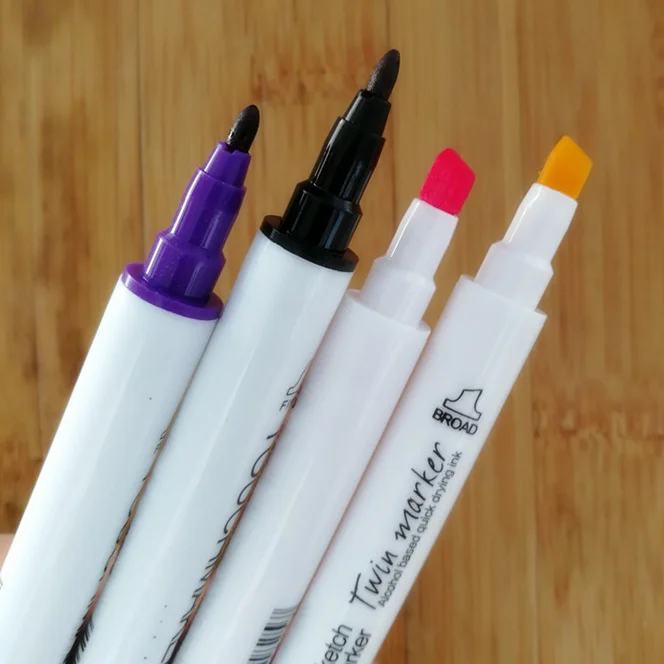Factory wholesale up to 80 colors small exquisite double nib alcohol markers for sketching and office marking