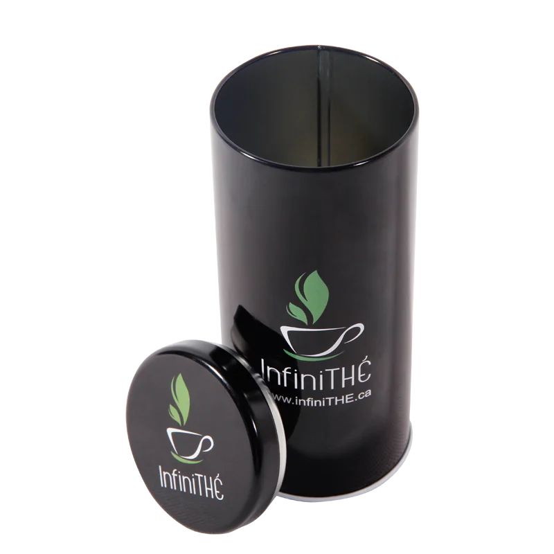 2022 hot sale cylinder gift tin container for coffee can tin packaging