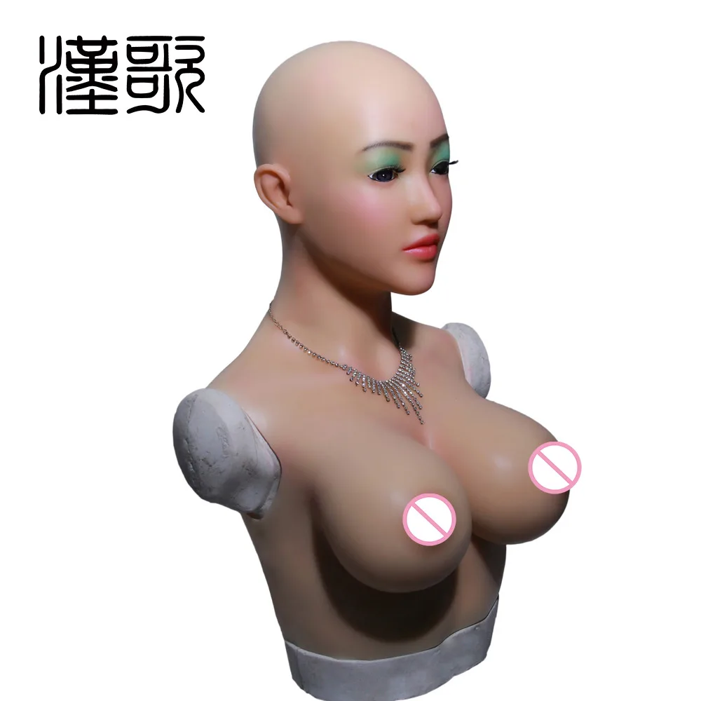 Sophia Artificial Chest Cosplay Crossdresser Ladyboy Shemale Halloween Mask Masquerade Drag Queen Breast Forms Big Boobs