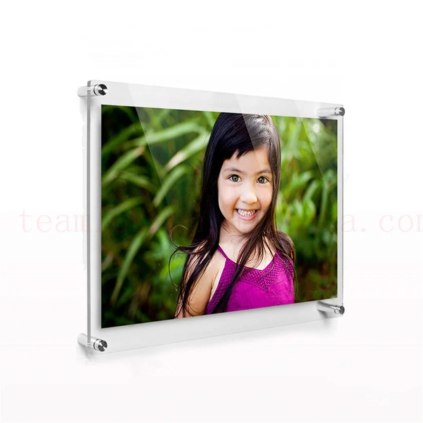 8.5x11 Acrylic Magnets Photo Frame