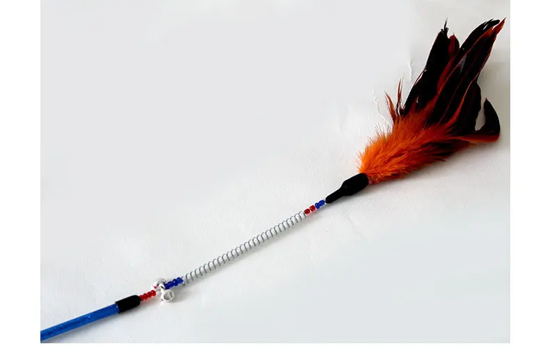 
Cat puzzle interactive pet toy feather ball spring pet supplies wholesale 