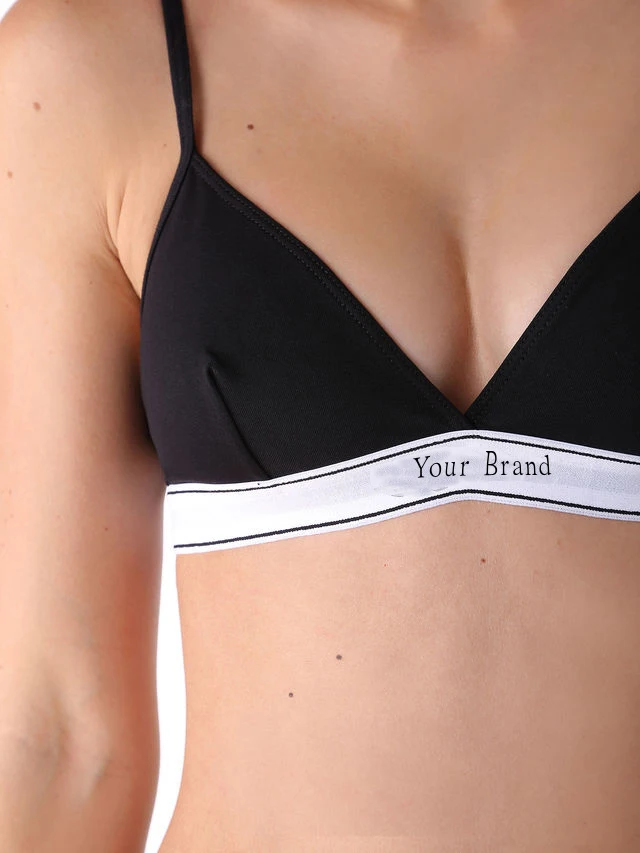 Custom Brand Name Cotton Sexy Bra Lingeries Women Underwear