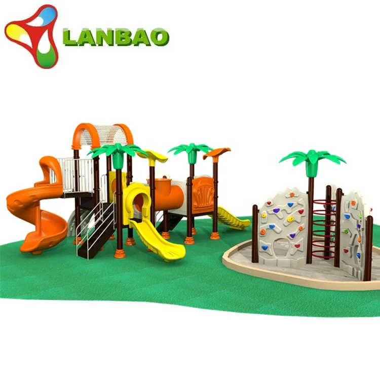 Popular plastic playground equipment for children with specified dimensions that are in demand