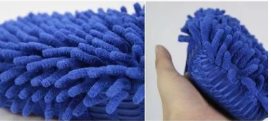 Hot selling Super absorbent towel chenille washing - car Glove Car protection car coating sponge