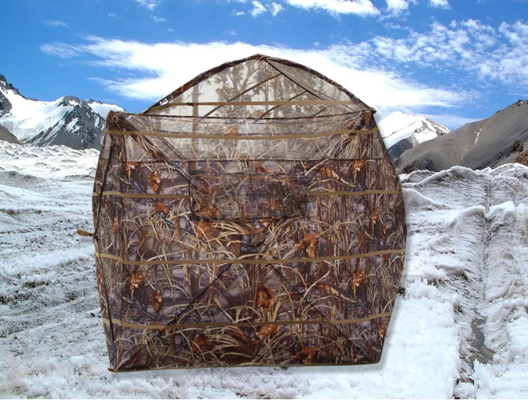 Wholesale Hot Sale Double Layers Camo Camouflage Hunting Blind Tent