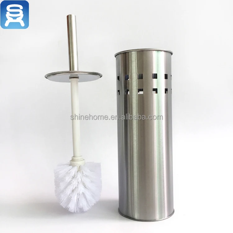 
China Factory Best price stainless steel round toilet cleaning brush 