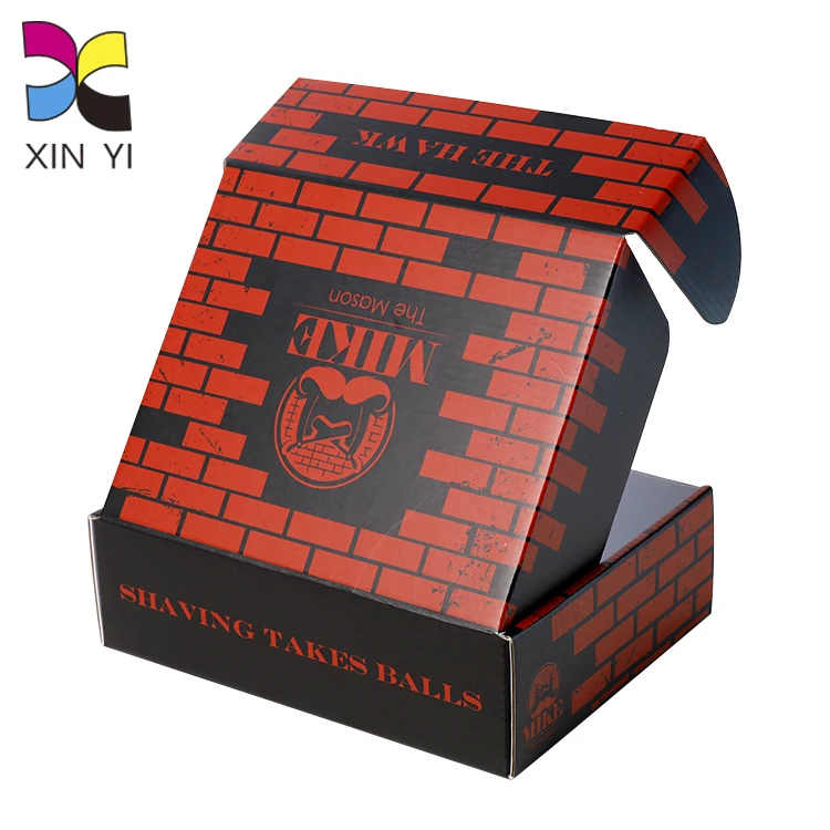 Поставщик услуги печати, оптовая продажа, длинная Гофрированная коробка из крафт-бумаги с принтом на заказ