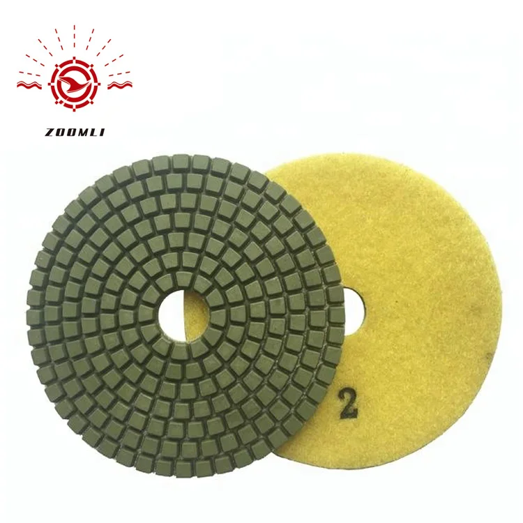 100mm Diamond Wet Polishing Pad for Marble Granite Quartz and Stone