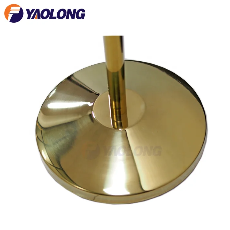 new gold and silver indoor office flag poles and stand