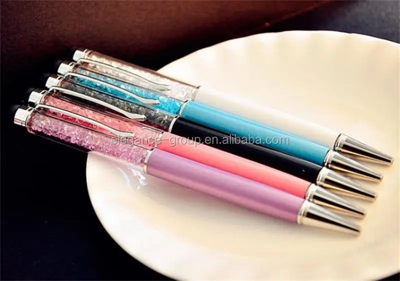 
Creatway Fashion Diamond Ballpoint Pens Stationery 2 in 1 Crystal Stylus Pen Touch Screen Pen Multi-color 