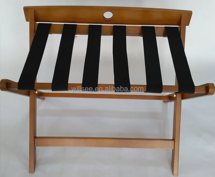 PR-1041 деревянная стойка для чемоданов гостиничных номеров складная багажная