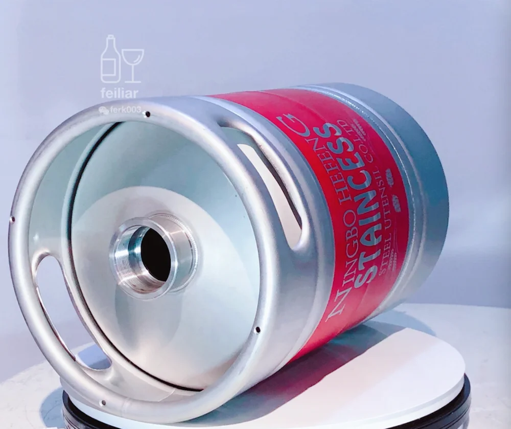 Slim US 1/6 beer kegs 20liter 5.16 gallon