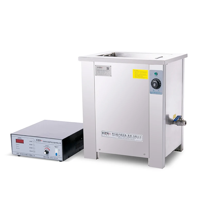 Ultrasonic cleaning machine for laboratory parts
