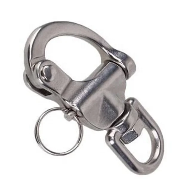 Stainless Steel Eye Swivel Snap Shackle for Mining and Heavy Industry Applications