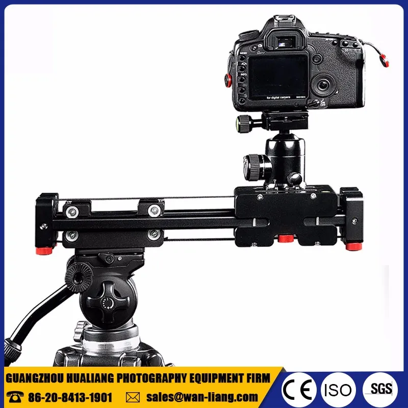 Двойной расстояние алюминиевого сплава V2-500 видео камеры dslr штатив слайдер для фотографии