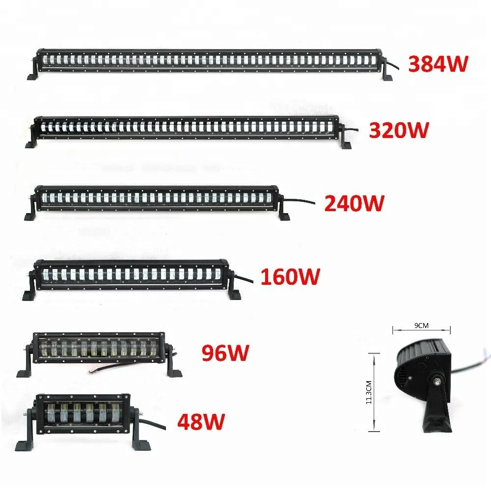 48 inch led light bar curved