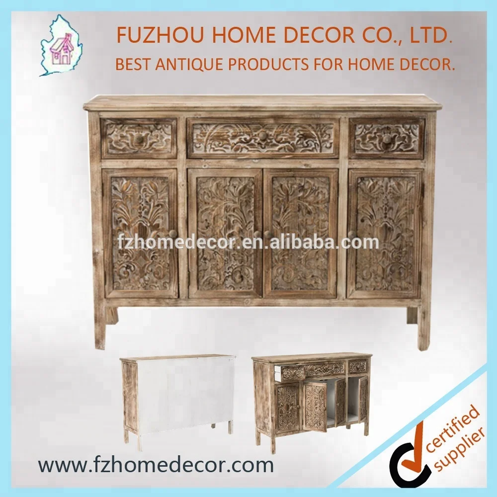 antique wooden carved chests of drawers