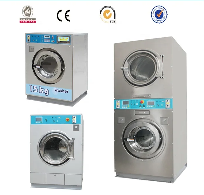 Commercial wash machine coin operated washing machine and dryer