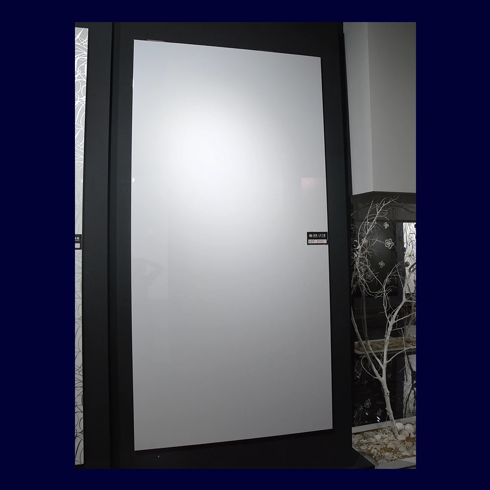 0.5mm thickness glossy PET high gloss laminated on MDF for kitchen cabinets