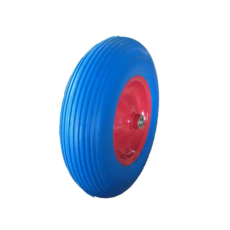 4.00-8 polyurethane foam wheels for wheelbarrow