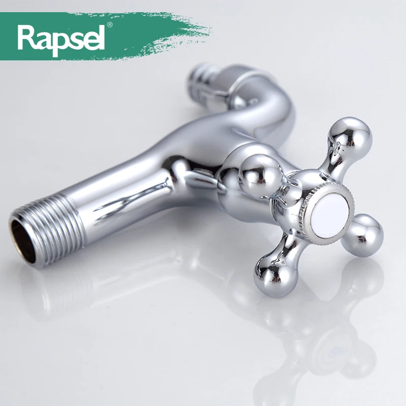 Chinese Manufacturer Rapsel Wall Mounted Washing Machine Tap Brass Chrome Bib cock