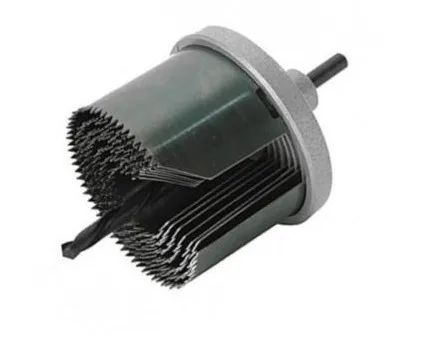 
set of 11pcs high carbon steel pore opener lamp holes electric drill fittings drills bits woodworking hole saw 