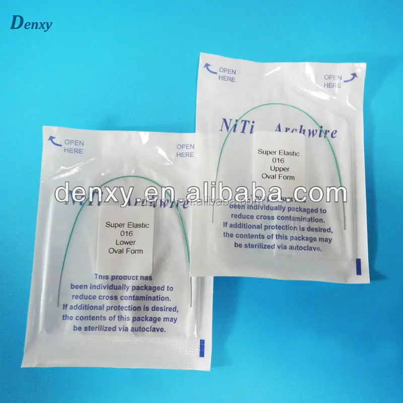 
Orthodontic archwire Colorful Super Elastic wire orthodontic arco niti 012 u-larco niti 0.12 upper lower 