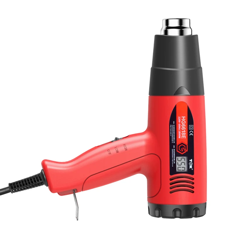  ТГК HG6818ES 1800W портативный Электрический оклеивания авто с эффектом хромирования CN вилка Тепловая пушка для ремонта